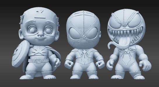 Marvel Universe Complete: 3D Printable Figures Package