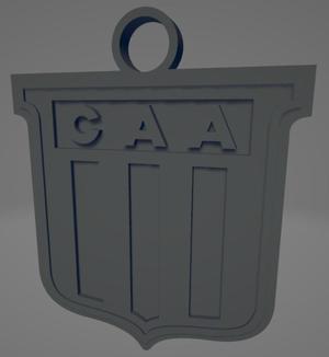 Llavero bicolor del Club Agropecuario Argentino