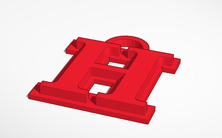 LLAVERO LETRA H ( LETTER H KEYCHAIN )