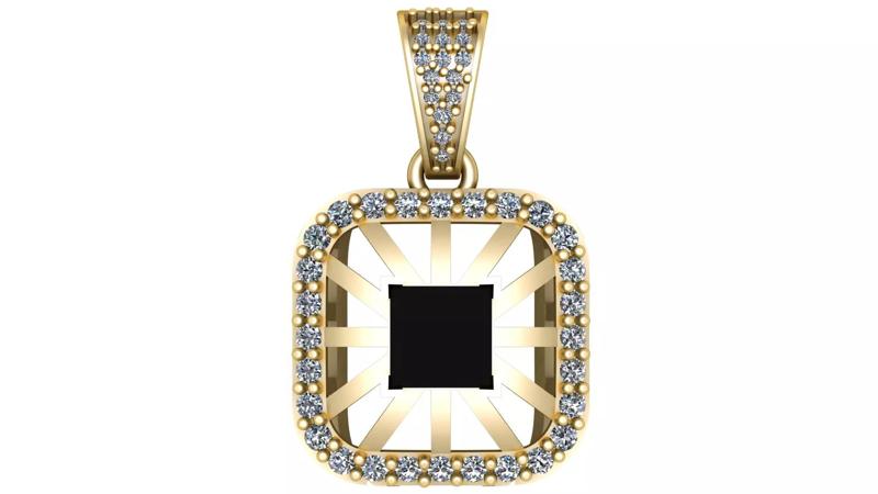 LUXURY RUSSIAN STYLE PENDANT 3D PRINTABLE MODEL