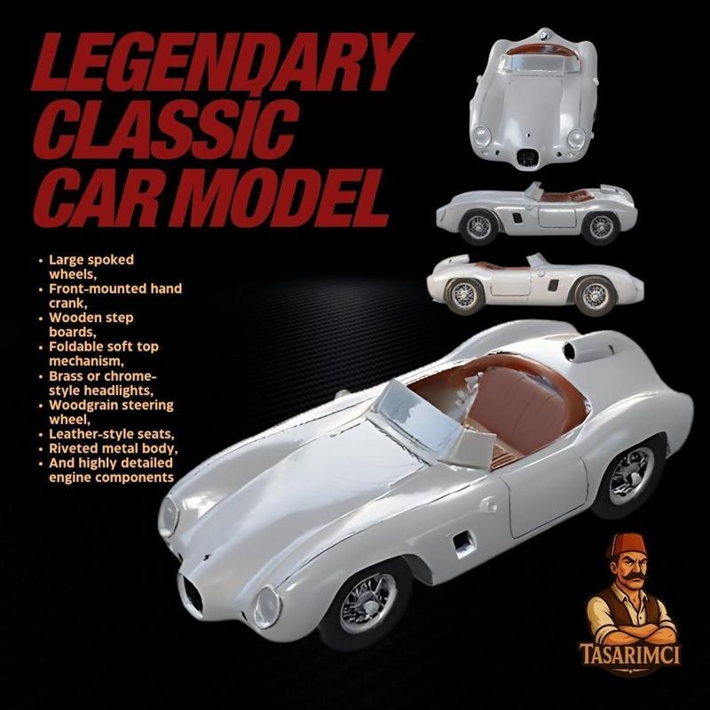 Early Era Luxury Classic Car – Highly Detailed 3D Model