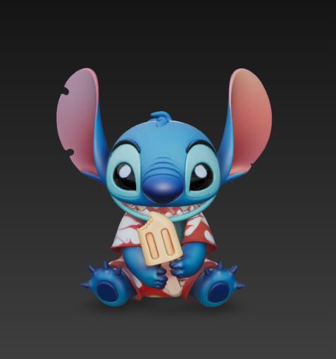 Stitch - Collectable figure 14 Ice Cream