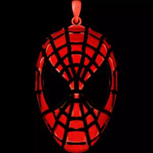 spidey face pendant