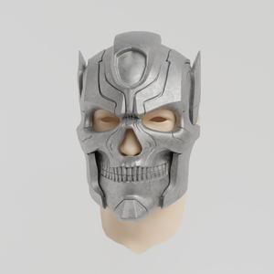 Cybernetic Skull Mask 3D for Sci-Fi Cosplay