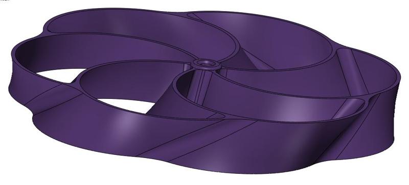 Drone fan 6 wing torodial Ø148