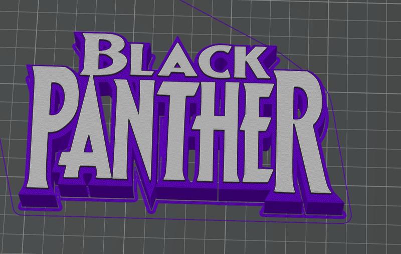 Black Panther Decorative Plate