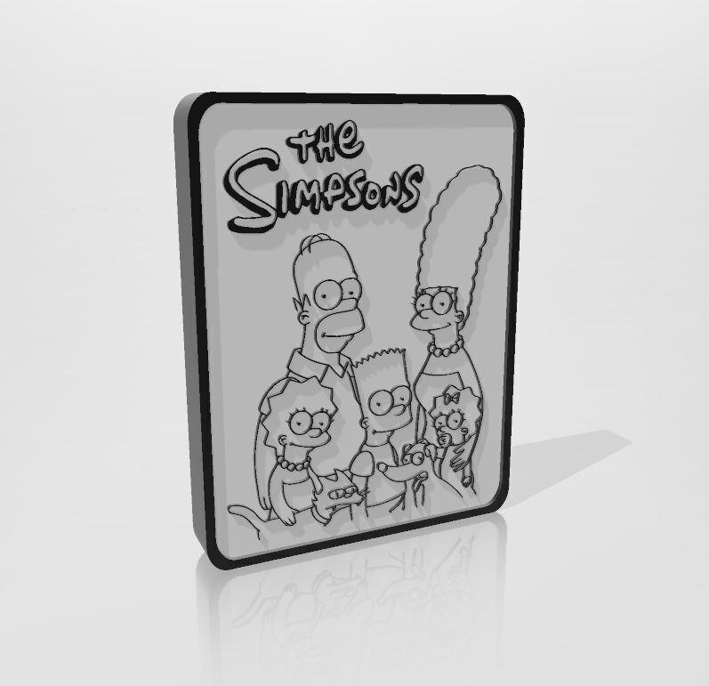 Simpsons family lamp