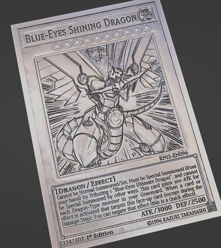 Blue Eyes Shining Dragon - Yugioh