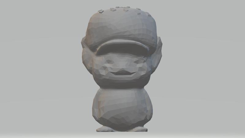 EbiBurgamon Digimon Frontier Toy Replica 3D Model STL