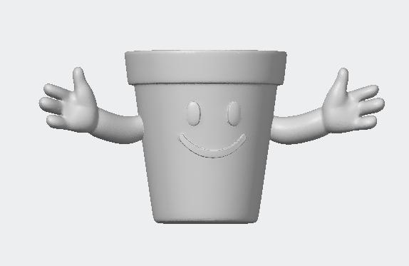 cuddly flower pot