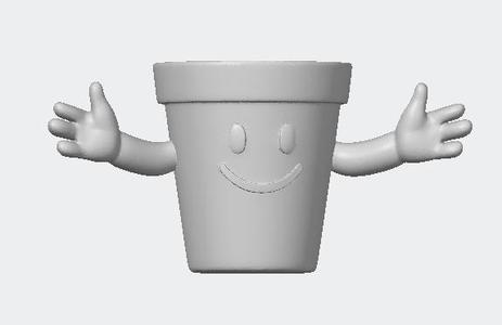 cuddly flower pot