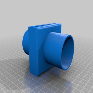 Blastgate for workshop (blowgate) DN50