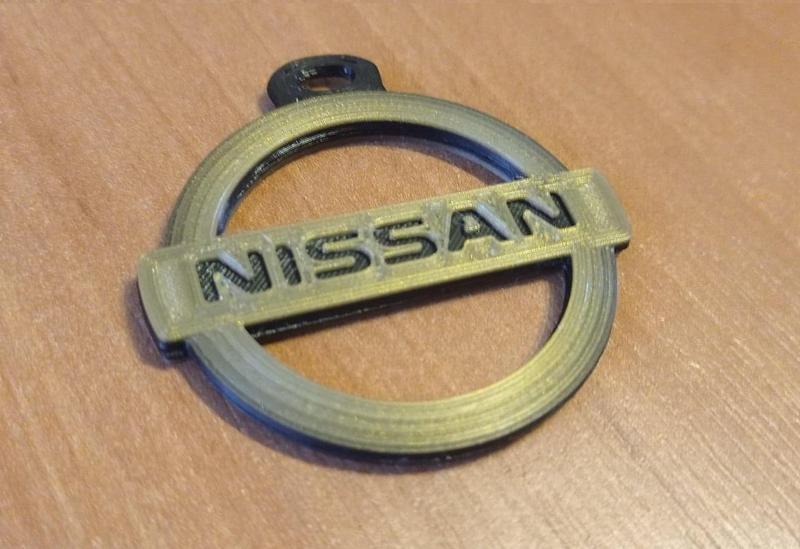 Nissan logo key ring.