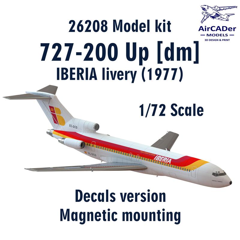 26208 Model kit 727-200 Up [dm] scale 1/72