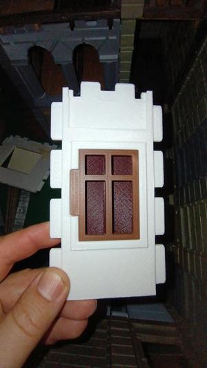 Playmobil monastery, barracks, castle Window,Kloster, Kaserne, Fenster,Monasterio de Playmobil,castillo, cuartel,ventana, Steck system