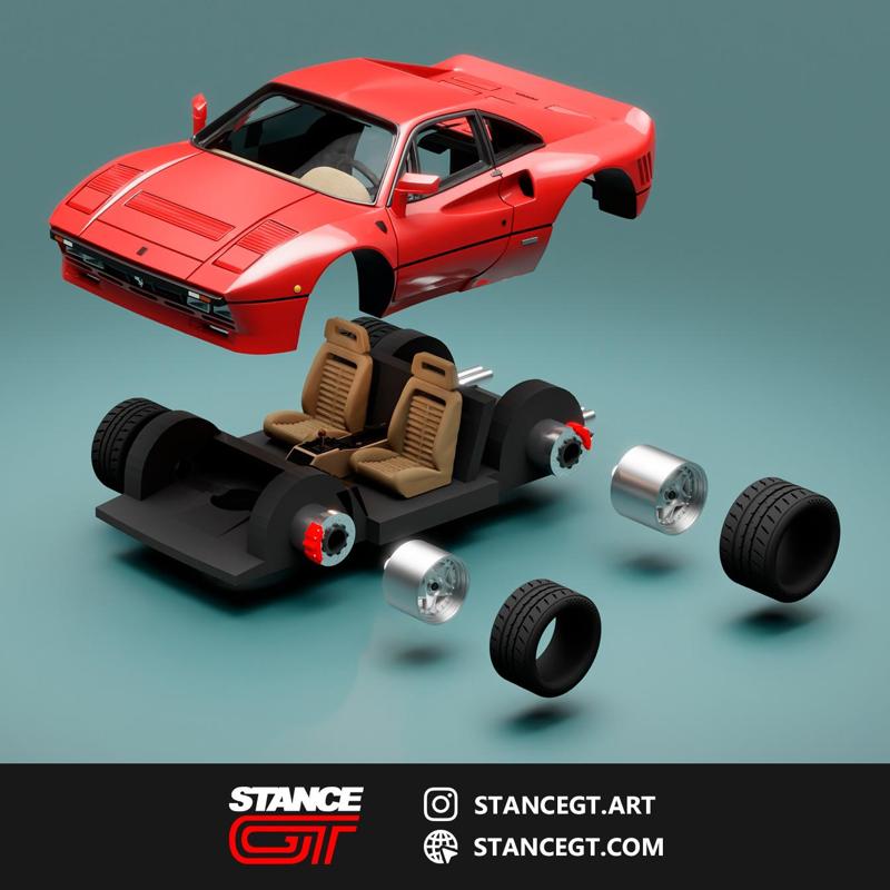 288 GTO : Model Kit Car