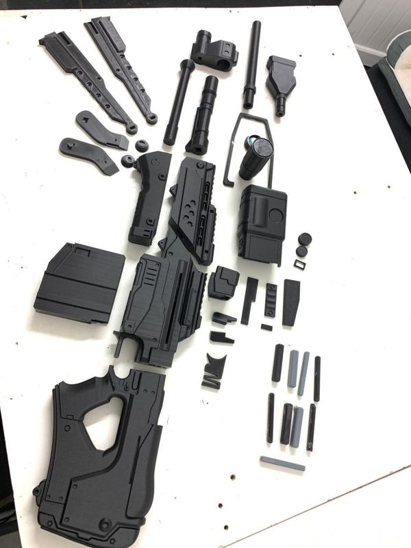 Halo Infinite inspired Sniper Rifle Toy - (3D MODEL - STL)