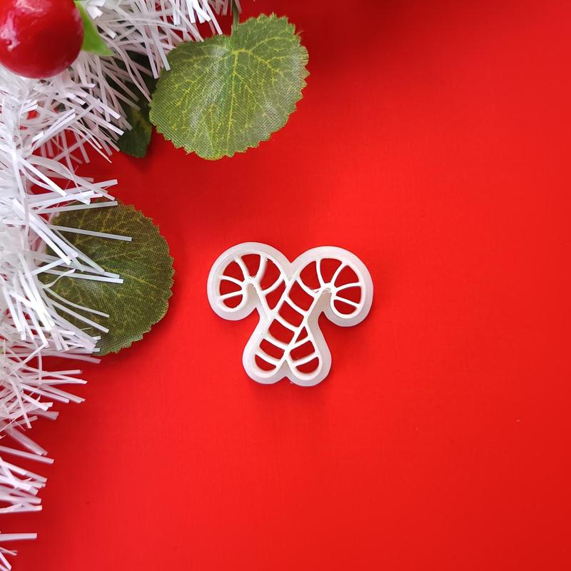 christmas Candy cane V2 clay cutter
