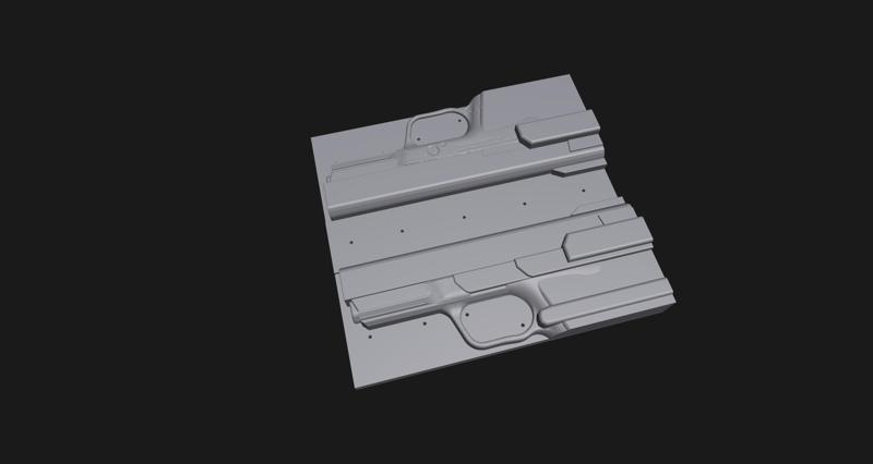 SMITH WESSON S&W - SHIELD EZ 9 - SHIELD EZ 380 - SPLIT VACUUM HOLSTER MOLD