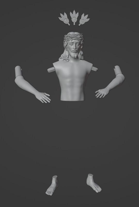 CRISTO, sentencia para vestir PALIO, SEMANA SANTA,