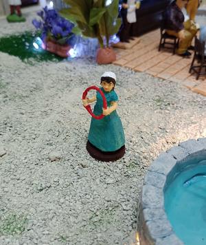 Santon Girl with hoop