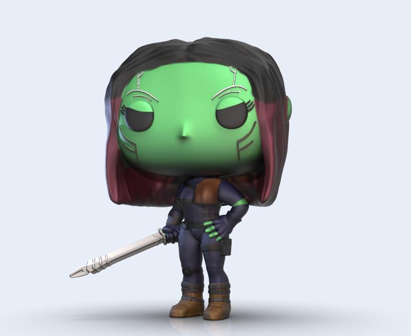 GAMORA GUARDIANS OF THE GALAXY FUNKO POP VERSION