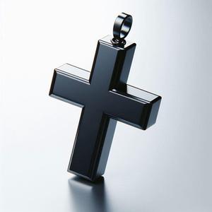 Christian Cross Necklace 3D Print – Religious Jewelry Pendant Showpiece