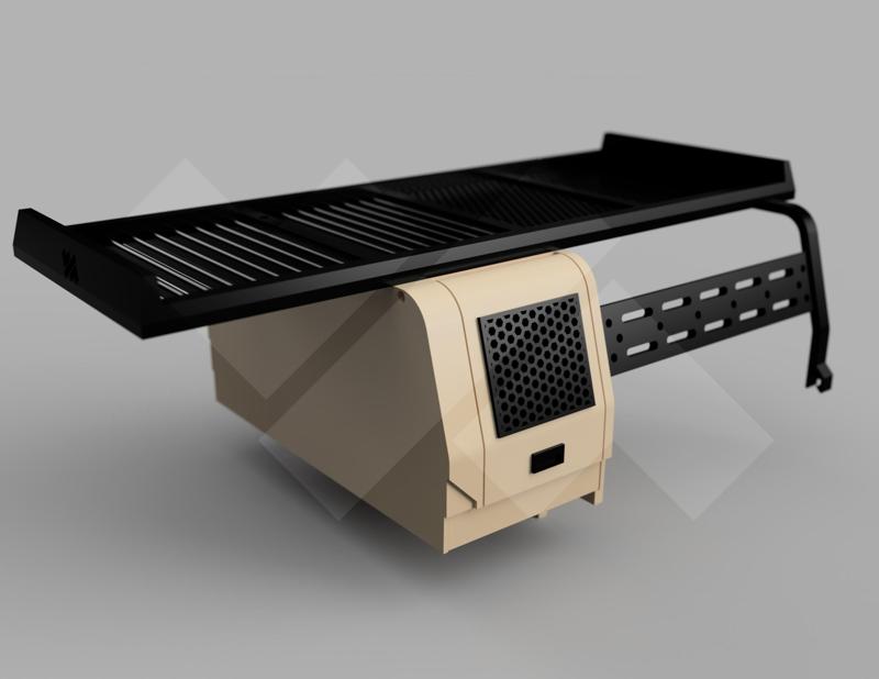 70 SERIES LAND CRUISER (MN82) OVERLAND BED ATTACHMENT 1:12 RC CRAWLER