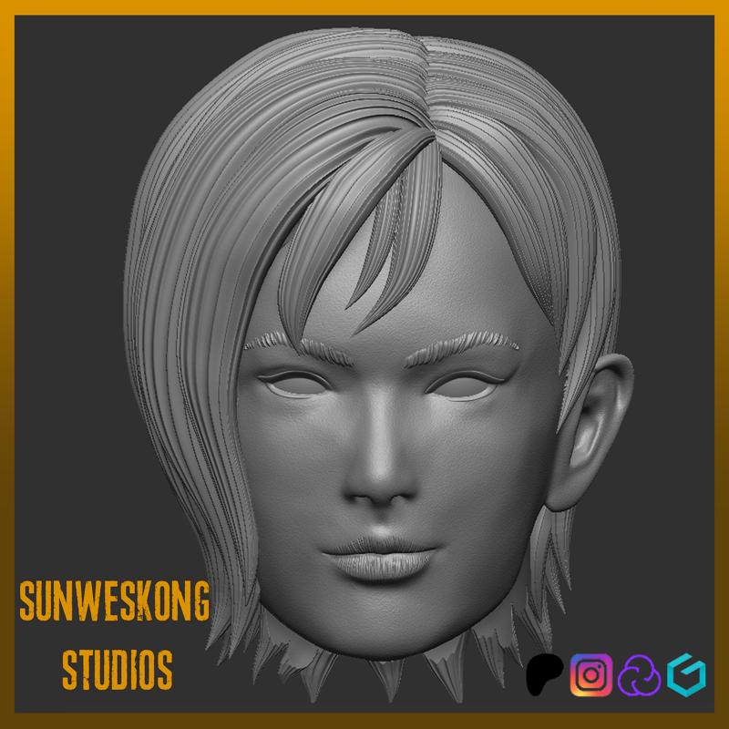 Residual Evil 4 Original Ada Headsculpt