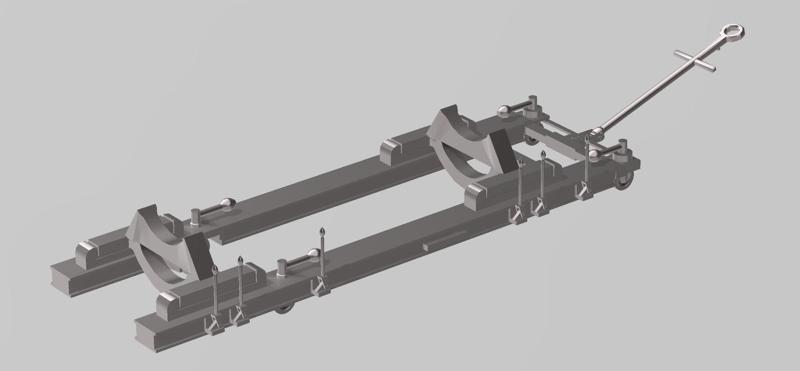 Digital 3D Model File: Blue Steel Missile Transport Trolley - Precision Resin Print Design