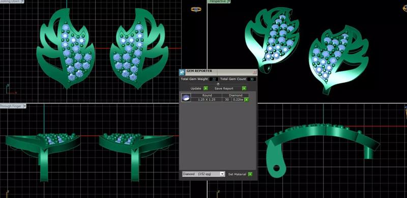 earring jewelry Earring 3DM