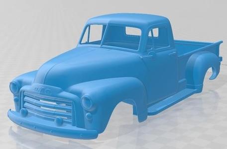 9300 Pickup 1952 Printable Body Car