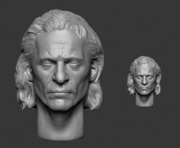 1/6 1/12 Joker 2 Folie à Deux Joker Joaquin Phoenix headsculpt
