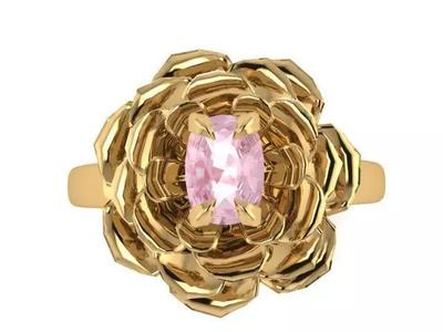 The Blooming Rose Ring