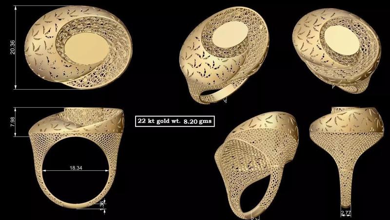 TURKEY RING 3D print model