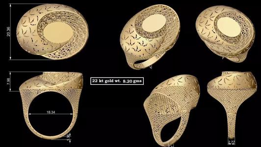 TURKEY RING 3D print model