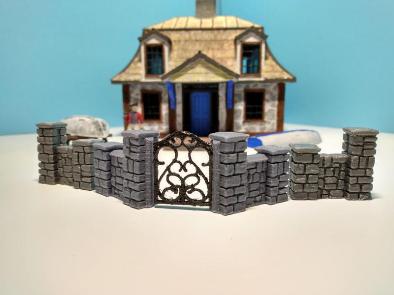 Stone and wrought iron gate FREE