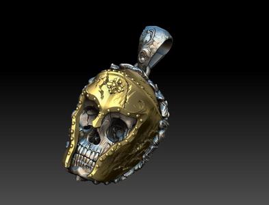 Viking Skull Pendant – STL File