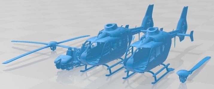 Adac Eurocopter EC135 Printable Helicopter