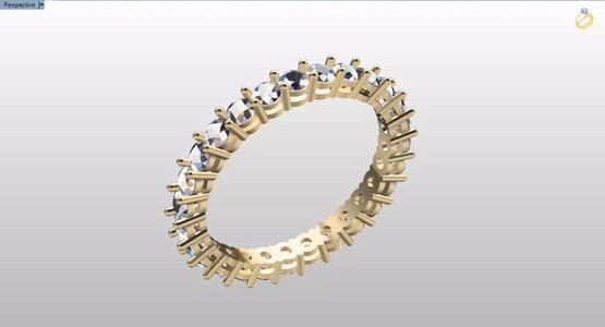 tennis eternity ring