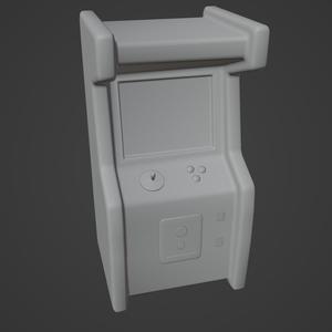 Lowpoly Arcade Machine