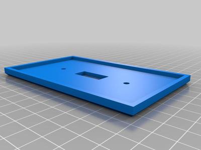 Single switch Light switch plate