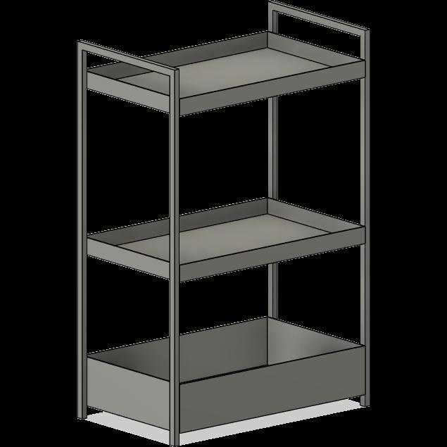 Ikea Nissafors trolley mockup