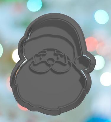 Christmas Santa Face Cookie Cutter