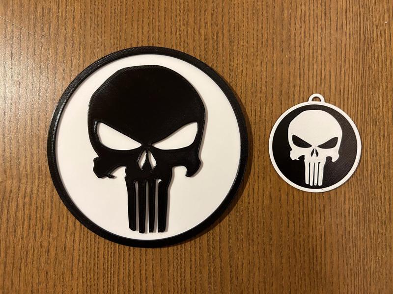 Punisher logo/keychain