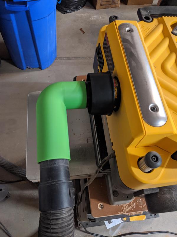 DeWalt planer exhaust duct