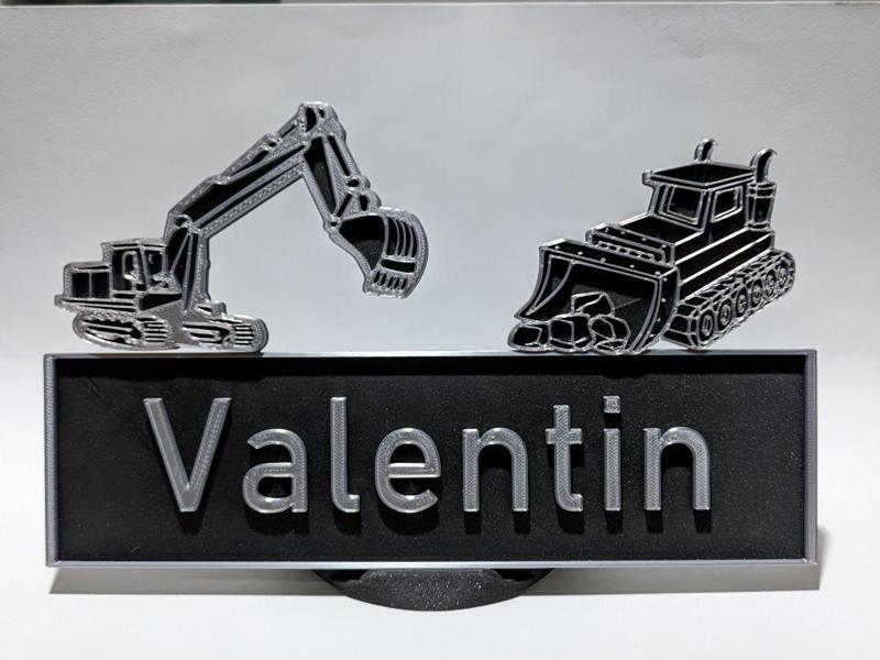 Excavator Nameplate