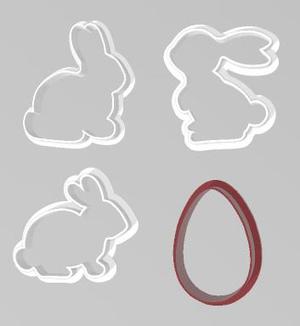 SET OF EASTER CUTTERS