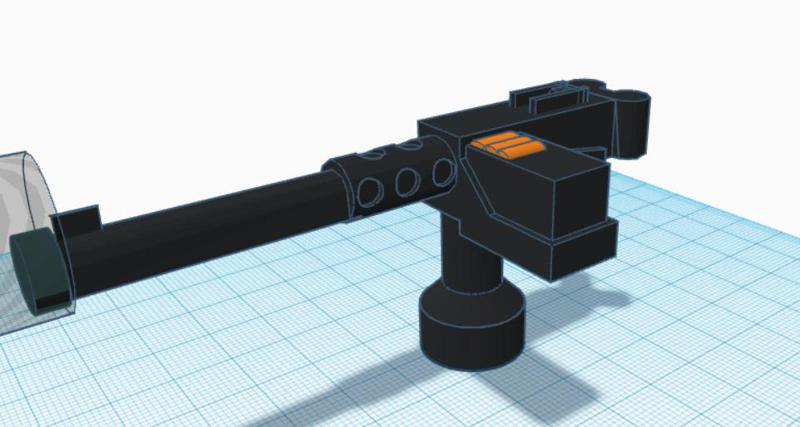 Lego machine gun