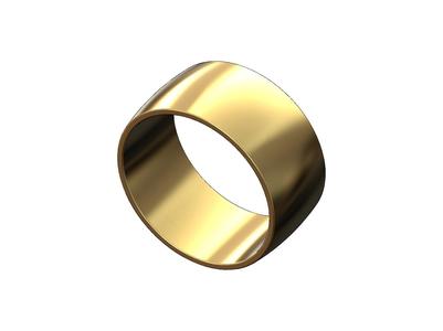 Simple wide 12mm cigar band US sizes 6to13 3D print model